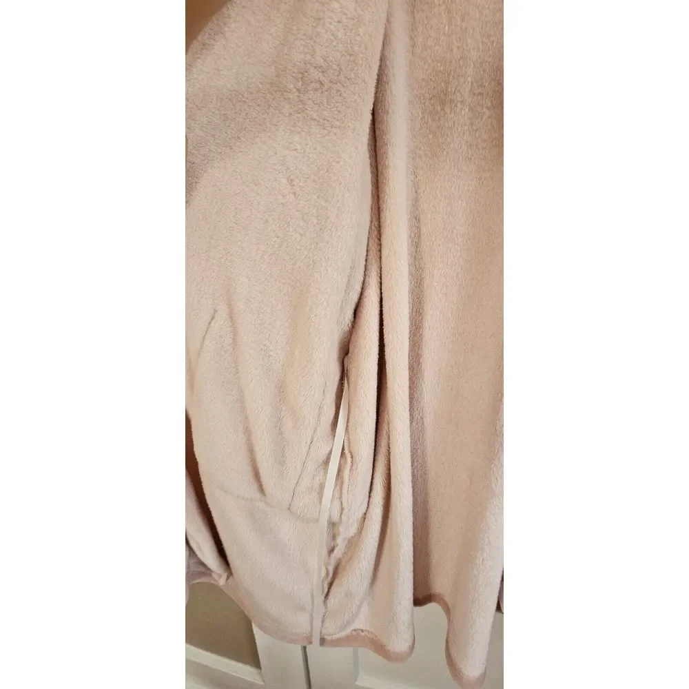 GOLD COAST always in style women pale pink plush soft Robe size‎ S/M